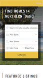 Mobile Screenshot of northidahohomefinder.com